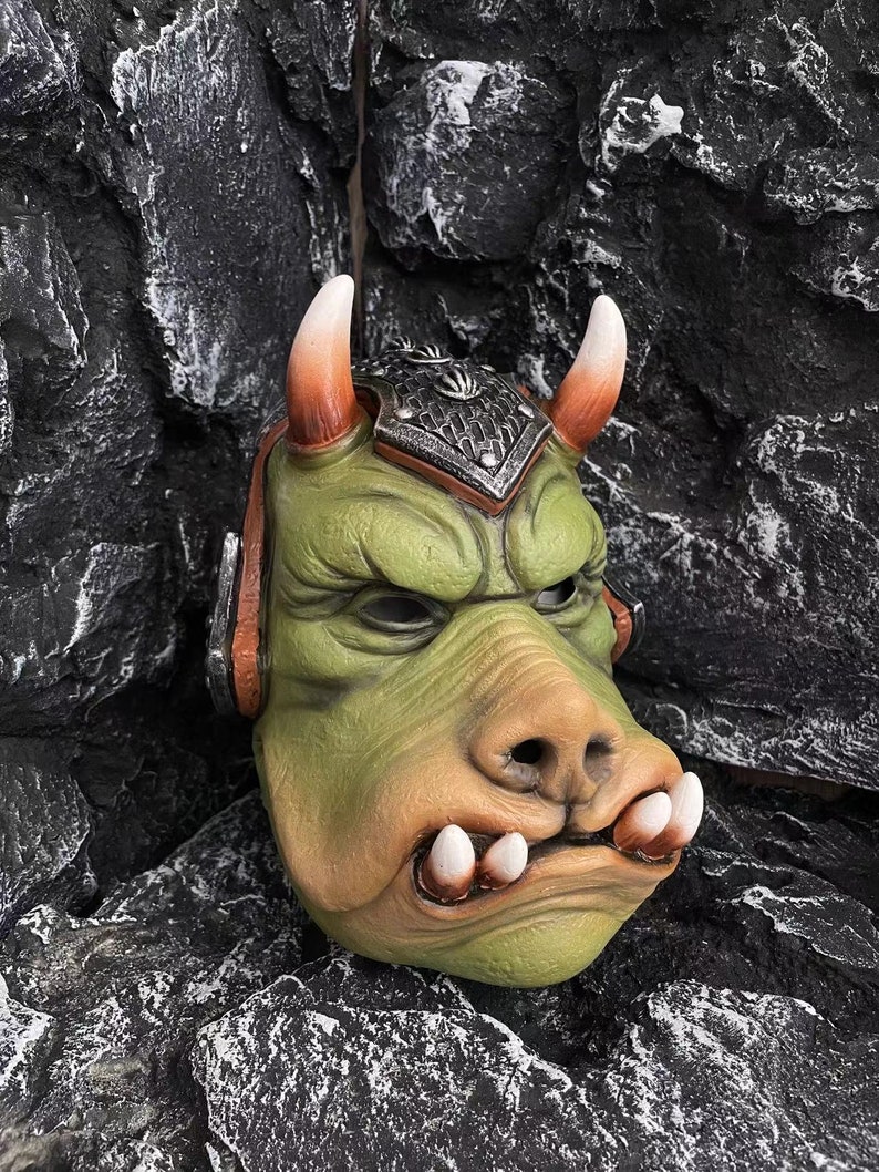 Masque Masque Gamorrean Guard Latex Crushbee effrayant et authentique image 2