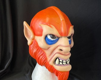 Masque d'Halloween en latex Motu Masters of the Universe Motu Beastman Horror Skeletor