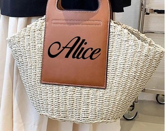 Customized Straw Handbags for Women handbags customized Gifts Beach handbag gifts