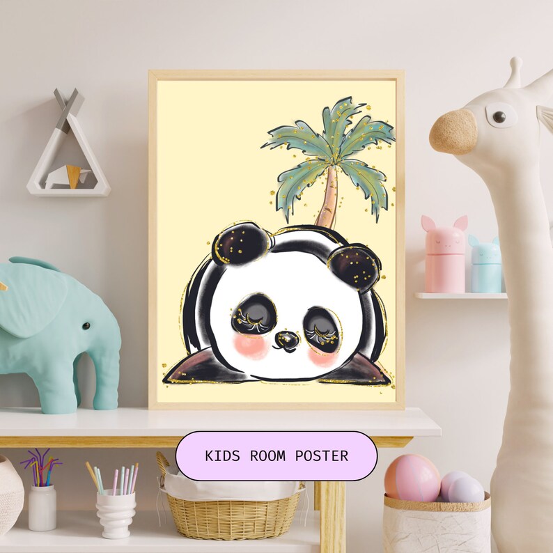 Illustration for Wall Art for Children, to Decorate a Children's Room