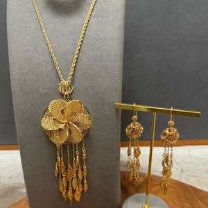 24k Dubai Gold Plated Jewelry set, Gold Jewelry Set for Women, African Jewelry