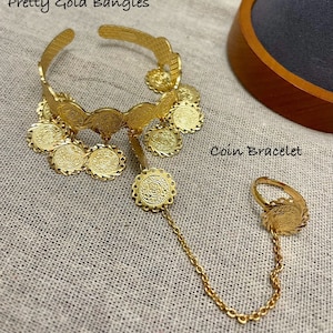 Arab Coin Jewelry Bracelet, Middle Easter Jewelry Fashion, African Jewelry, Coin Jewelry Bracelet for Women, Gift for Her