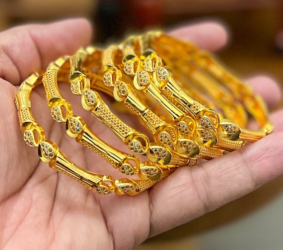 Arabic gold bangles designs best sale