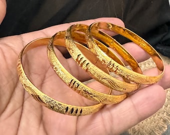 Wedding Jewelry Bangles, Gold Bracelet, Indian Wedding Bangles, Bridesmaid Gift, Gift for Her