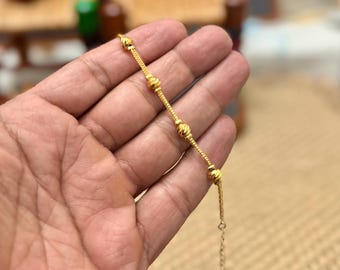 Gold Bracelet for Women, 18K Gold Filled Bracelet, Dainty Gold Bracelet, Thin Gold Bracelet, Gift for Her