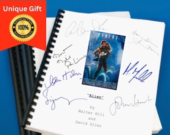 Aliens Movie Script Gift for Friends Screenplay Gift for Movie Lovers Memorabilia Movie Gift Ideas for Friends Movie Memorabilia Gift