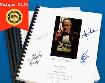 The Godfather Movie Script Screenplay Gift for Film Buffs Gift for Movie Lovers Gift Idea Movie Memorabilia Gift for Friend Gift Ideas Gifts