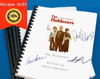 The Holdovers Movie Script Gift for Film Buffs Gift for Film Lovers Gift for Movie Lover Gift Idea Memorabilia for Film Best Gifts
