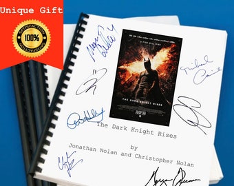 The Dark Knight Rises Movie Script Screenplay Gift for Film Buffs Gift for Movie Lovers Gift Idea Movie Memorabilia Gift for Friend Gift