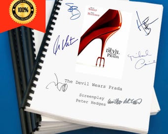 The Devil Wears Prada Movie Script Screenplay Gift for Film Buffs Gift for Movie Lovers Gift Idea Movie Memorabilia Gift for Friend Gift