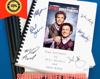 Step Brothers  Movie Script Screenplay Gift for Film Buffs Gift for Movie Lovers Gift Idea Movie Memorabilia Gift for Friend Gift Ideas Gift