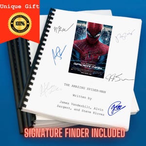 The Amazing Spiderman (2012) Movie Script Screenplay – Film Memorabilia (21 x 29.7 cm)