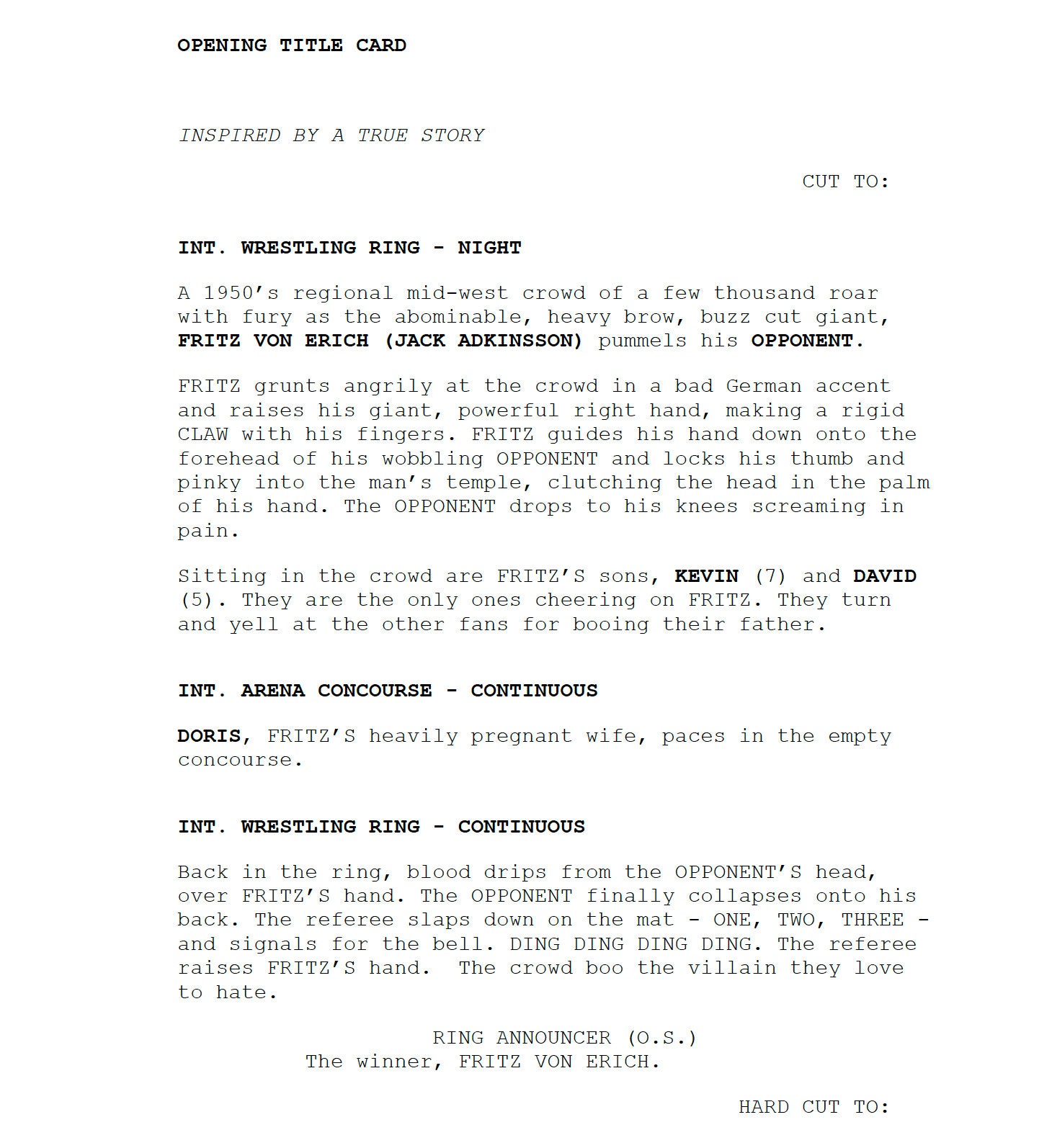 Iron Claw Movie Script Screenplay Gift for Film Buffs Gift for Movie ...