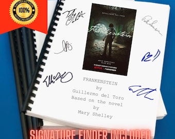 Frankenstein Movie Script Screenplay Gift for Film Buffs Gift for Movie Lovers Gift Idea Movie Memorabilia Gift for Friend Gift Ideas