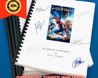 The Amazing Spiderman 2 (2014) Movie Script: Printed Reproductions (21 x 29.7 cm)