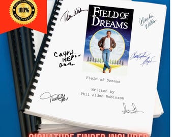 Field Of Dreams Movie Script Screenplay Gift for Film Buffs Gift for Movie Lovers Gift Idea Movie Memorabilia Gift for Friend Gift Ideas