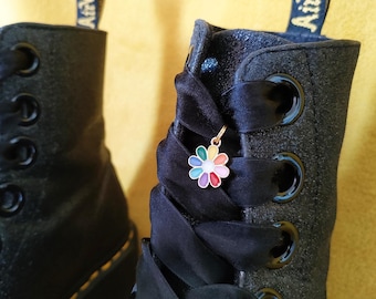 Charm Fleur Rainbow, bijou de personnalisation pour chaussures boots, sneakers