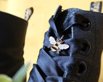 Ciondolo ape dorata per lacci, gioielli di personalizzazione per scarpe