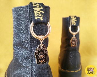 Charm Patte de chat, clip pour chaussure style Dr Martens, bijou de personnalisation