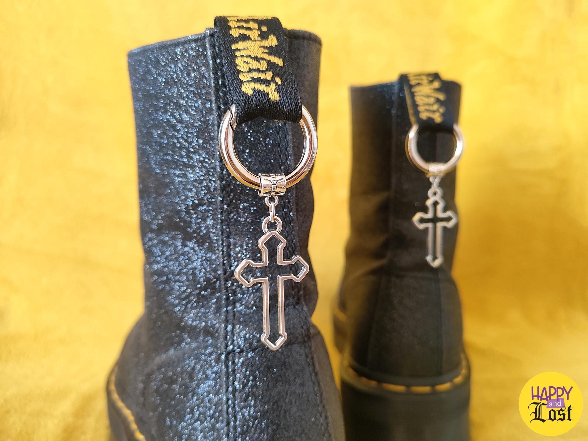 Dr Marten Goth Boot Etsy