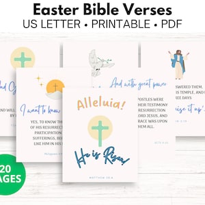 Versículos bíblicos de Pascua, versículos bíblicos de Pascua para imprimir, Él ha resucitado, PDF cristiano de Pascua, Mateo 28:6, versículos bíblicos de Cuaresma, arte de pared con cruz de Pascua
