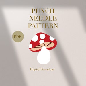 Punch Needle PDF-Muster für Anfänger. Sofortiger Download. Punch Needle Design SVG-Muster. Punch Needle-Vorlage