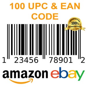 100 Upc Ean Code - Schnelle und zuverlässige UPC & EAN Codes - Sofortige Listungsmöglichkeit für Ihre Produkte!