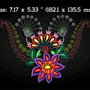 Mexican Floral Embroidery Designs: 10 Dress Patterns (instant Download ...
