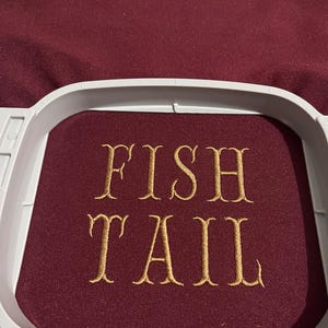 Fuente de bordado a máquina Fishtail, fuente de monograma en 11 tamaños, formato BX nativo incluido, descarga instantánea, PES, Dst, Jef, VP3, Hus imagen 6