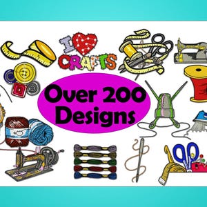 Sewing machine embroidery designs, Over 200 Sewing machine embroidery designs, Instant download, 4x4 hoop
