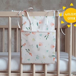 Nursery Crib Caddy Sewing Pattern: Hanging Organizer (PDF Pattern)