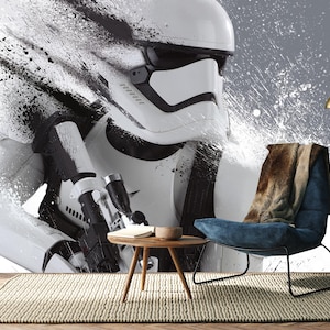 Papier peint Starwars Stormtroopers, art mural Starwars, impression murale meilleur film, auto-adhésif, non tissé