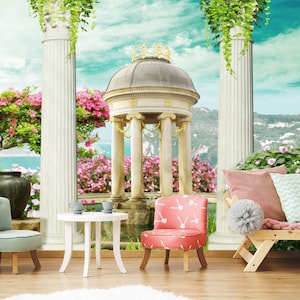 Ancient Greek Mythology Wallpaper: Peel and Stick Non-Woven Wall Art