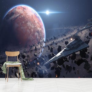 Papier peint mural Star Wars : Spaceship Universe, autoadhésif non tissé
