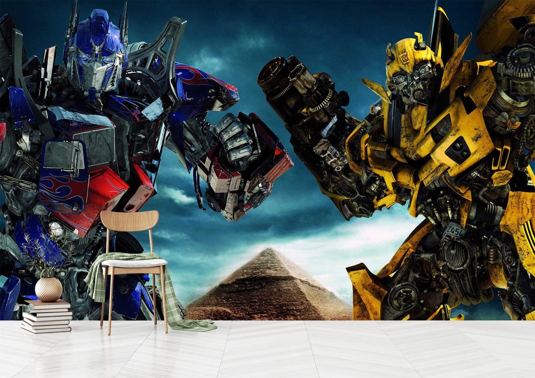 Transformers Kids Room Mural: Optimus Prime Peel and Stick Wallpaper - Etsy  Israel, image size:1080x764