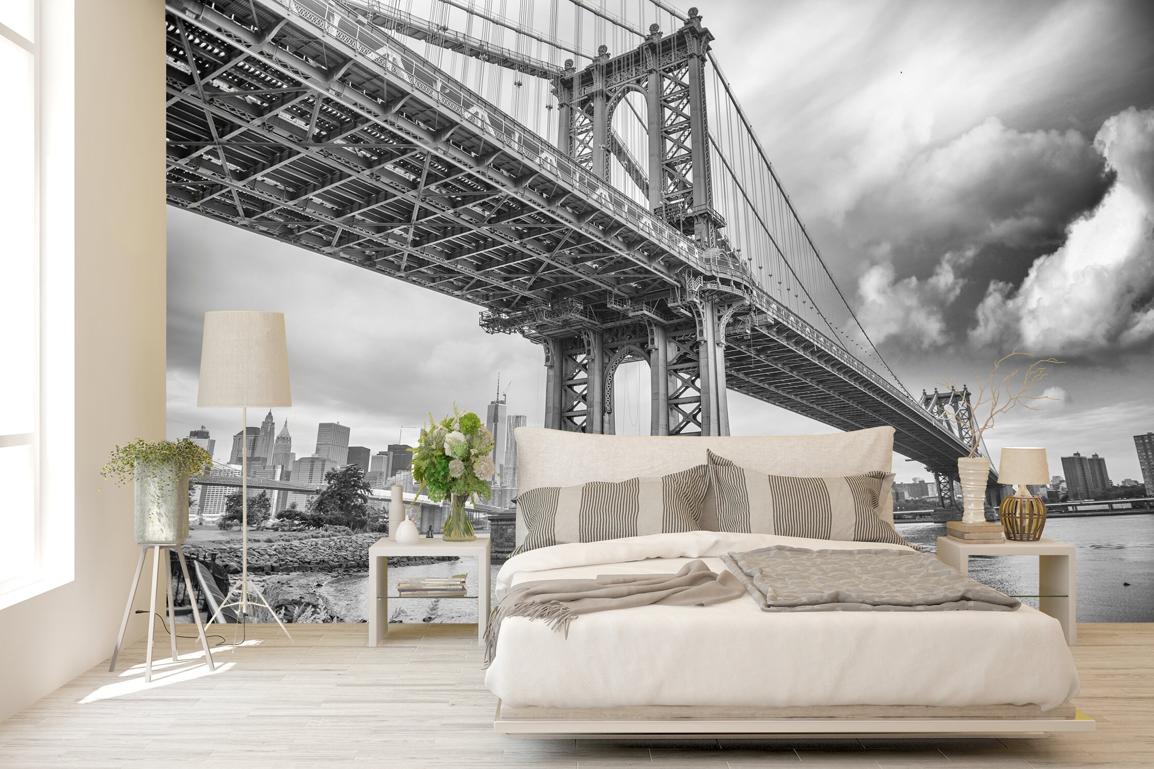 Brooklyn Bridge Sunrise – a wall mural for every room