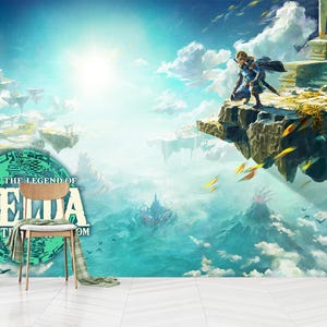 Zelda Quest Wallpaper: Self-Adhesive Non-Woven Gaming Wall Decor