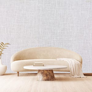 Faux Grasscloth Wallpaper, Minimalist Home Decor, Natural Wallpaper, Texture Beige Wall Art, Self-Adhesive, Peel And Stick, Non-Woven