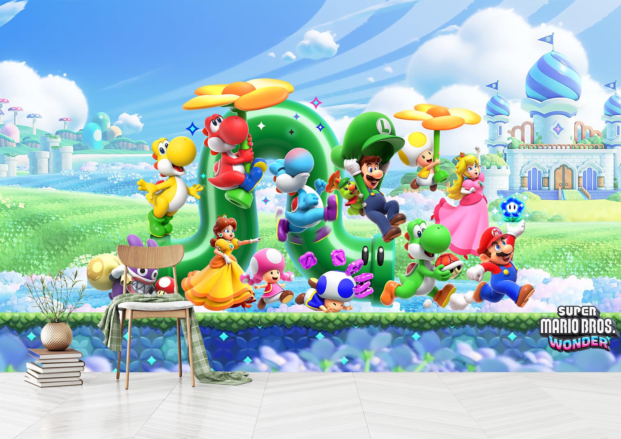 マリオフレンズ スーパーマリオデコレーション 絵画 il_fullxfull