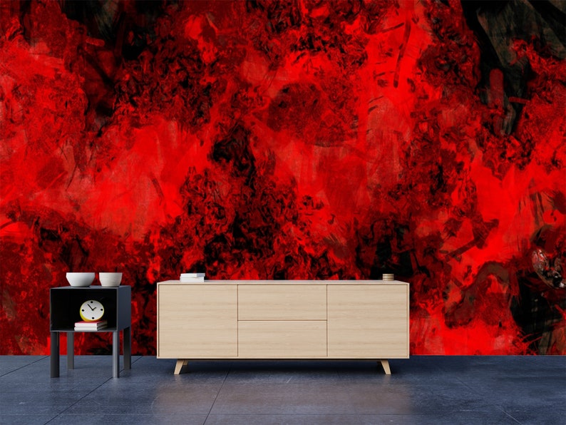 Red Marble Wallpaper, Red Black Marble Seamless Background Texture