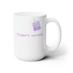 1989 taylors version mug | taylor&#39;s version 1989 | 1989 original | 1989 era | 15 oz mug | subtle swiftie merch | swiftie gifts | swiftea