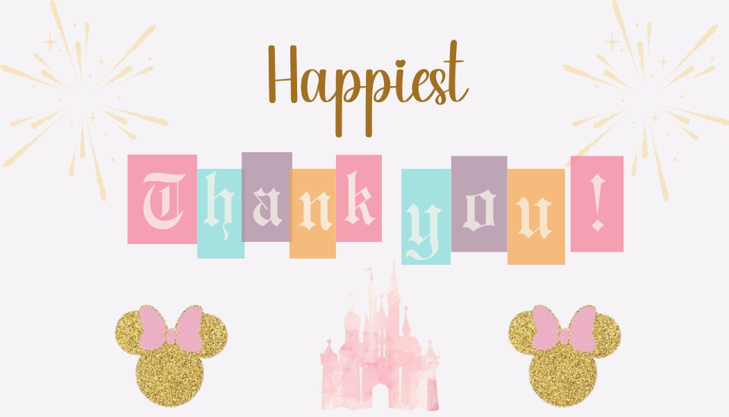 It's a Girl magic Kingdom Baby Shower Invitation Bundle, Disneyland