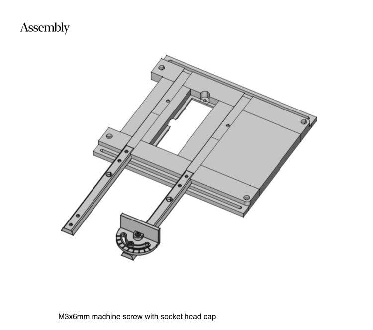 3D Printable Table Saw Conversion Kit for Milwaukee Rotary Tool 246020 Etsy