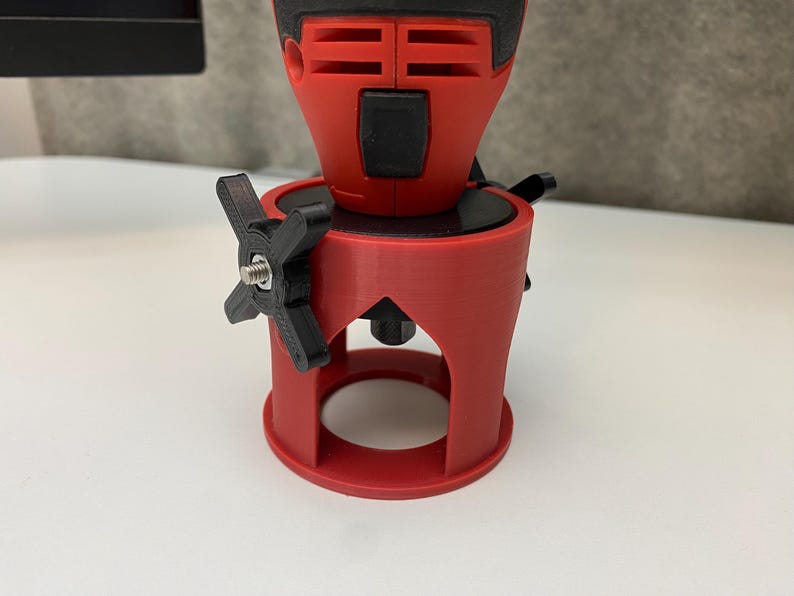 3d Print Router Tools 3D Printable Adjustable Router Conversion Kit for Milwaukee Rotary Tool ...