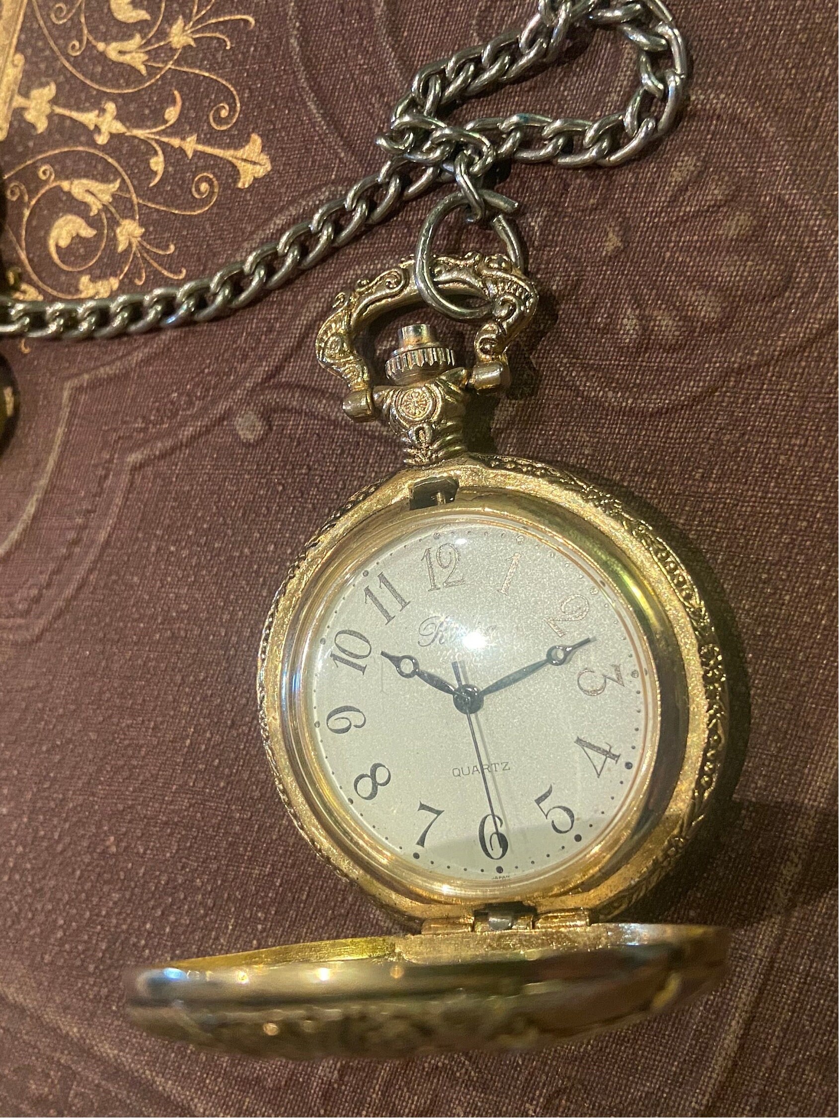 Majesti swiss quartz pocket watch hotsell