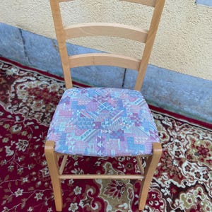 4x chairs chair kitchen chairs dining room chair wooden chair retro vintage old 80s DDR gdr seating group midcentury