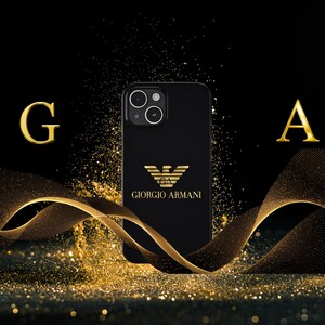 Custodia rigida per telefono Giorgio Armani