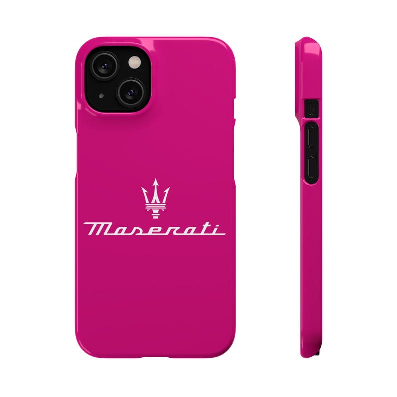 Maserati Snap Phone Case pink Etsy