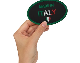 Made in Italy Embroidery Patch