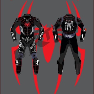Spiderman Costume Motorbike Protective, Custom Superhero Outfit Riding suit, Handmade Cosplay, Spiderman Cosplay Suit